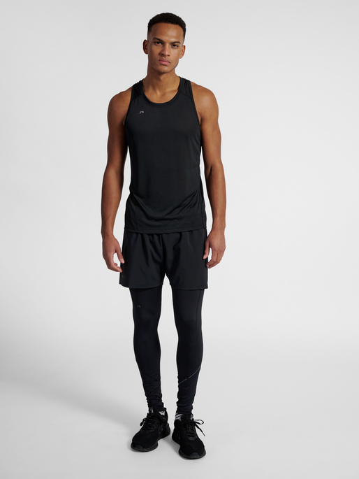 nwlRACE POCKET TIGHTS, BLACK, model