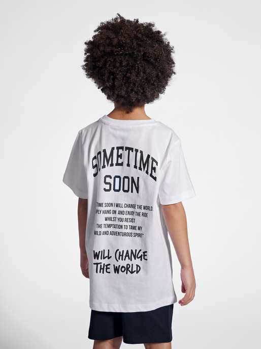stmDIMAS T-SHIRT S/S, BRIGHT WHITE, model